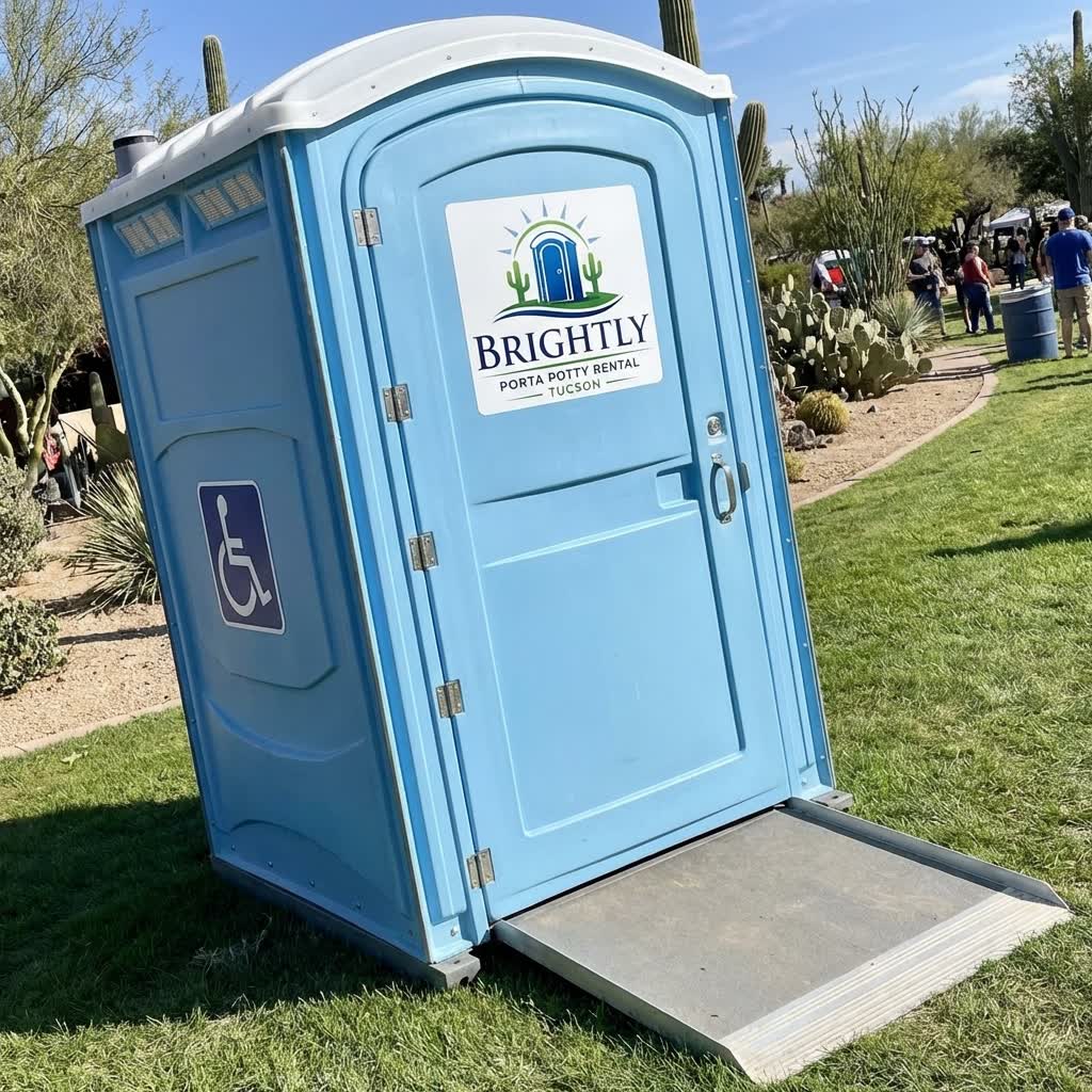 ADA-Compliant Portable Restroom from Brightly Porta Potty Rental Tucson