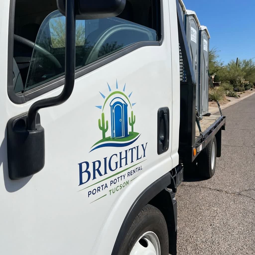 Our Delivery Fleet by Brightly Porta Potty Rental Tucson